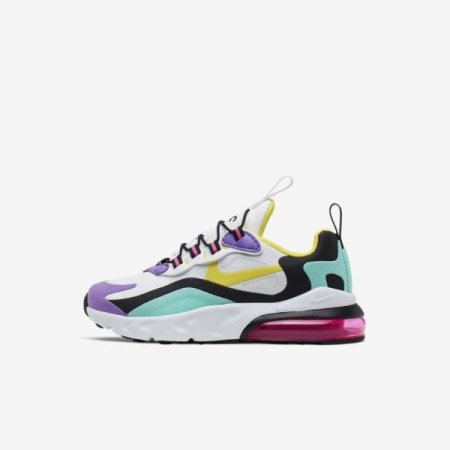 Nike Shoes Air Max 270 RT | White / Black / Bright Violet / Dynamic Yellow