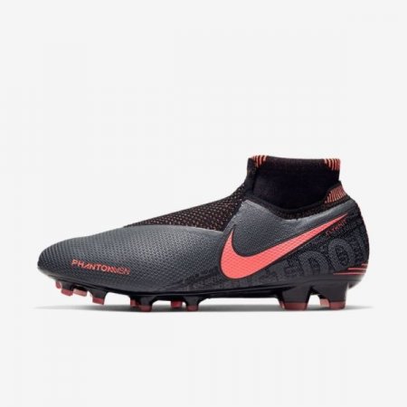 Nike Shoes Phantom Vision Elite Dynamic Fit FG | Dark Grey / Black / Bright Mango