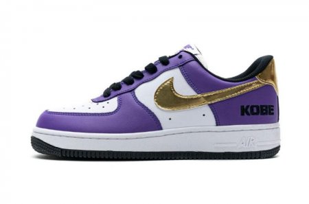 Men's | Nike Air Force 1 Low Manba Purple Gold White AQ8741-609 Running Shoes