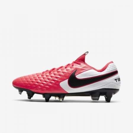 Nike Shoes Tiempo Legend 8 Elite SG-PRO Anti-Clog Traction | Laser Crimson / White / Black