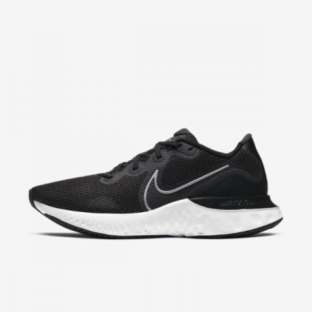 Nike Shoes Renew Run | Black / White / Dark Smoke Grey / Metallic Silver