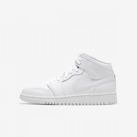 Air Jordan 1 Mid | White / White / White