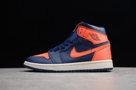 Men's | Air Jordan 1 Retro High PREM Blue Void Basketball Shoes