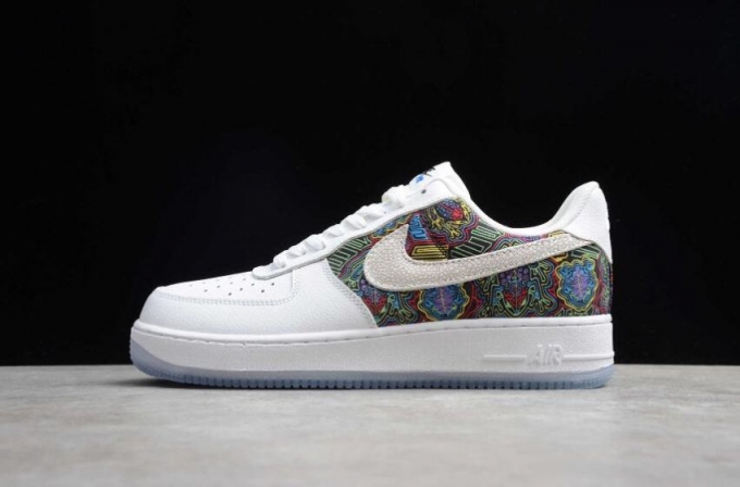 Men's | Nike Air Force 1 07 White Graffiti CJ1602-100 Running Shoes