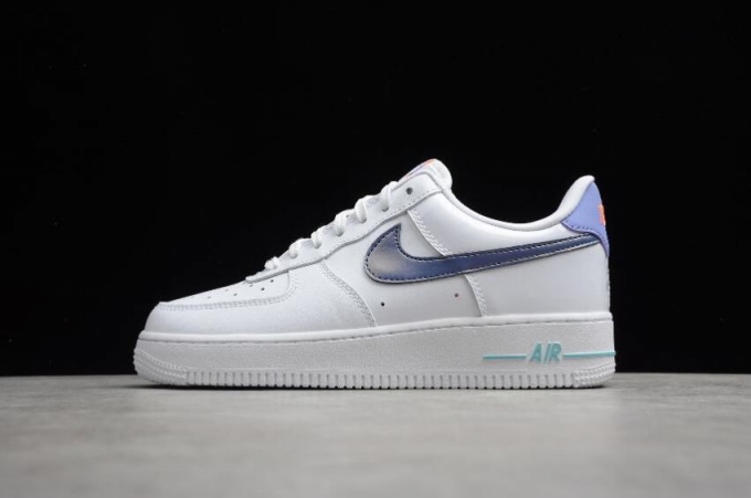 Women's | Nike Air Force 1 GS White Dark Purple Dust DC8188-100 Running Shoes