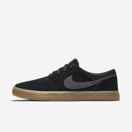 Nike Shoes SB Solarsoft Portmore II | Black / Gum Light Brown / Dark Grey