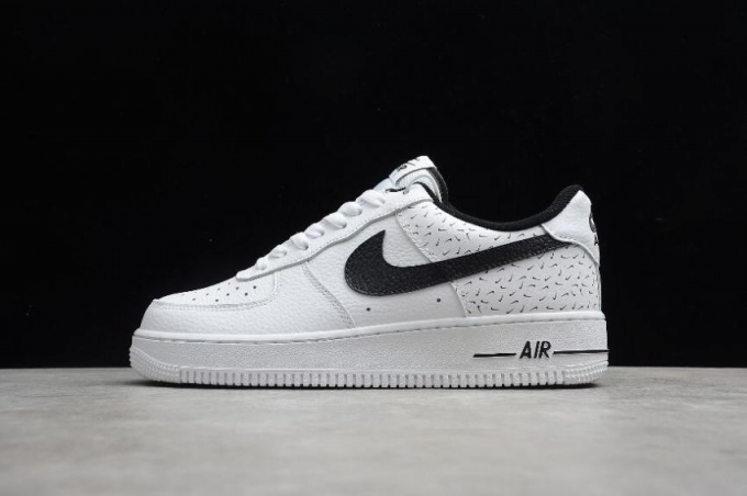 Women's | Nike Air Force 1 07 GS White Black DC9189-100 Shoes Running Shoes