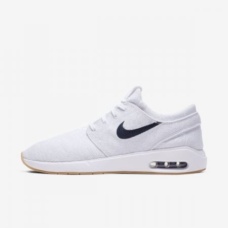 Nike Shoes SB Air Max Stefan Janoski 2 | White / Celestial Gold / Gum Light Brown / Obsidian