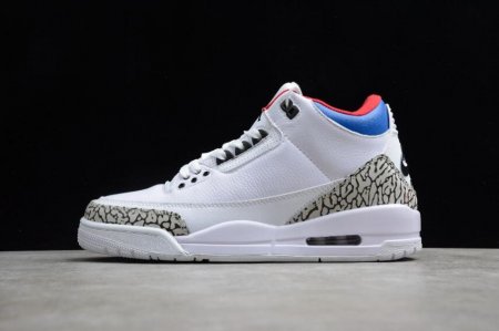 Women's | Air Jordan 3 Retro Tinker NRG Seoul White Soar Atom Red Basketball Shoes