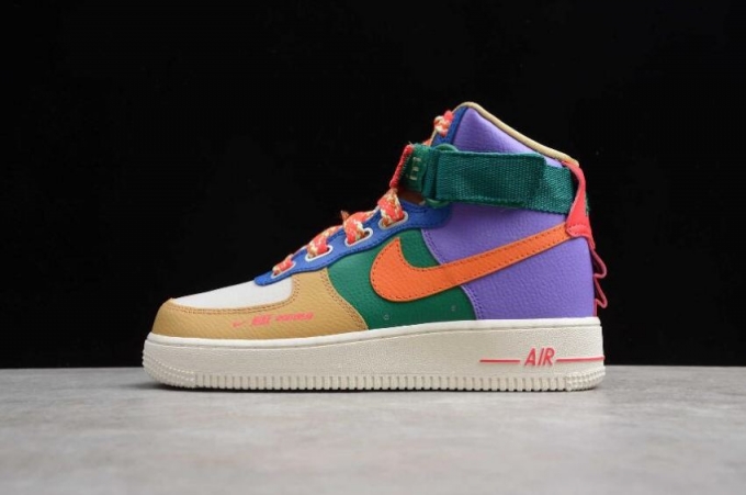 Men's | Nike Air Force 1 High Utility Multi-Color Desert Sand Starfish Sail CQ4810-046 Running Shoes