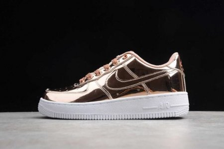 Men's | Nike Air Force 1 Low Liquid Metal Rose Gold White CQ6566-900 Running Shoes