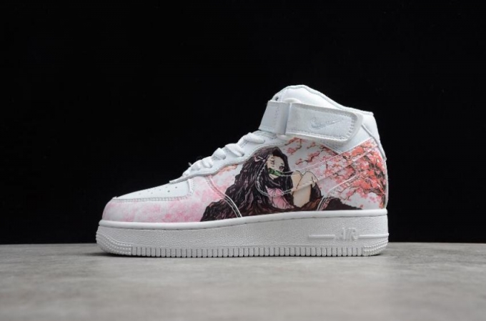 Women's | Nike Air Force 1 High 07 White Pink AQ8020-601 Shoes Running Shoes