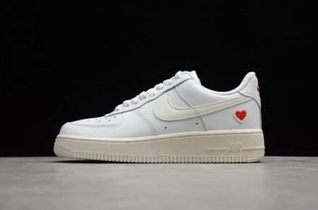 Women's | Nike Air Force 1 07 White Valentine DD7117-100 Running Shoes