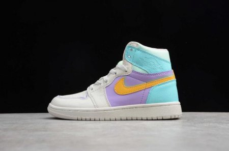 Women's | Air Jordan Legacy 312 NRG Shadow Cream Purple Blue Yellow 556298-007 Basketball Shoes