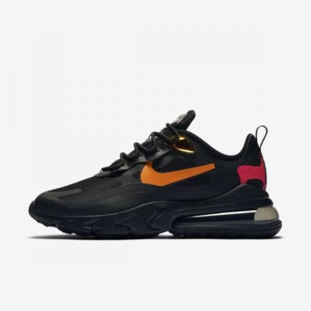 Nike Shoes Air Max 270 React | Black / University Red / Light Smoke Grey / Magma Orange