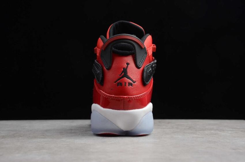 Men's | Air Jordan 6 Retro Rings Gym Red Black White Basketball Shoes