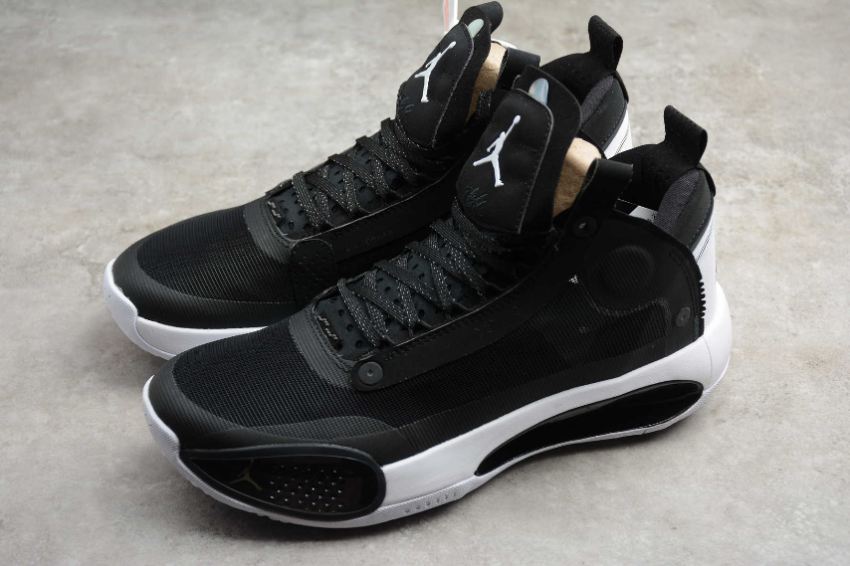 Men's | Air Jordan XXXIV PF Black White BQ3381-001 Basketball Shoes
