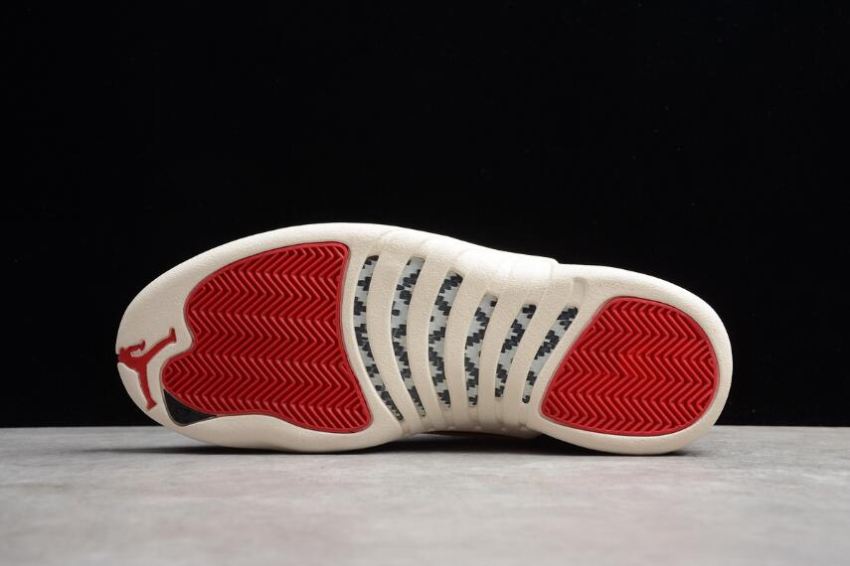 Men's | Air Jordan 12 Retro CNY Black True Red Sail CI2977-006 Basketball Shoes