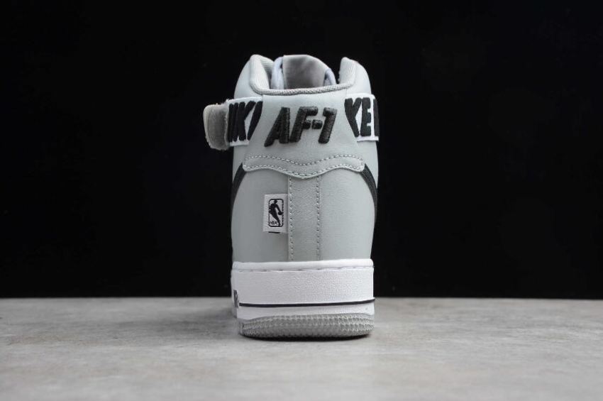 Men's | Nike Air Force 1 High 07 FLT Silver Black White 315121-044 Running Shoes