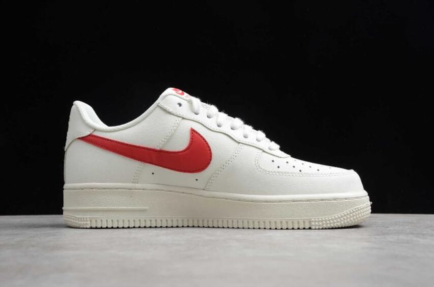 Women's | Nike Air Force 1 Milky White Red 315122-126 Running Shoes