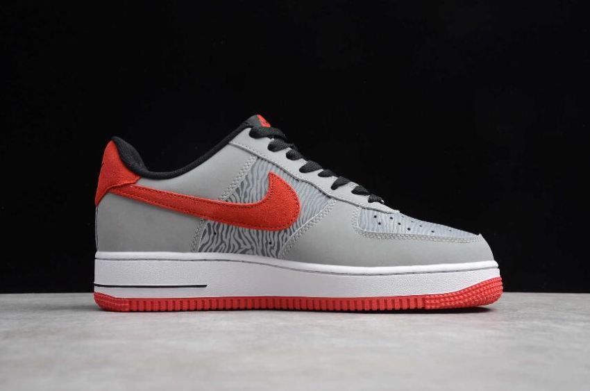 Men's | Nike Air Force 1 Reflect Silver University Red 488298-072 Running Shoes