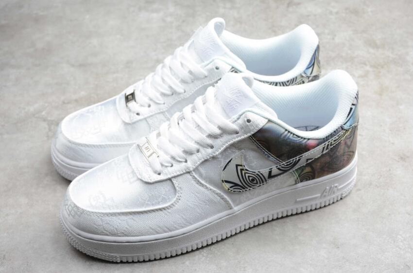 Women's | Nike Air Force 1 07 WB White Colorful AO6820-100 Running Shoes