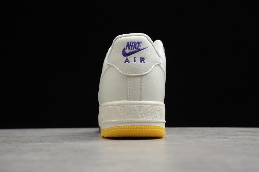 Men's | Nike Air Force 1 07 SU19 Beige Yellow Purple CT1989-106 Running Shoes