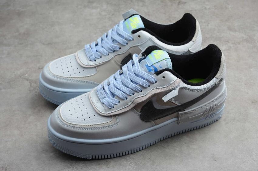 Men's | Nike Air Force 1 Shadow Pure Platinum Smoke Grey CV3027-001 Running Shoes