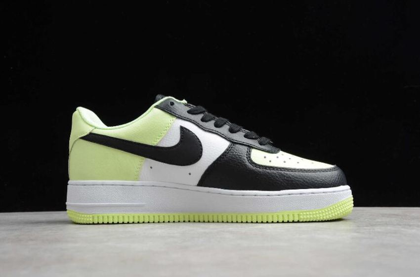 Men's | Nike Air Force 1 07 Barely Volt Black White CW2361-700 Running Shoes