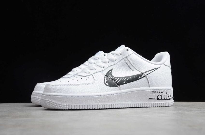 Women's | Nike Air Force 1 Utility White Black White CW7581-101 Running Shoes