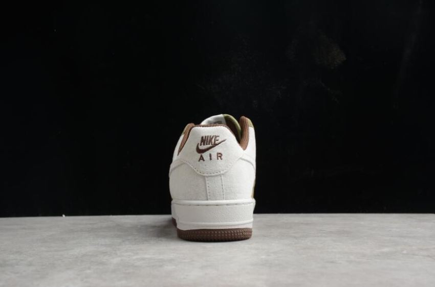 Men's | Nike Air Force 1 Low DB2260-199 Beige Brown Green Shoes Running Shoes