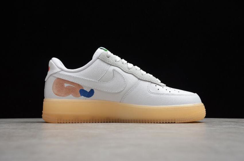 Men's | Nike Flyleather Air Force 1 White DB3598-100 Running Shoes