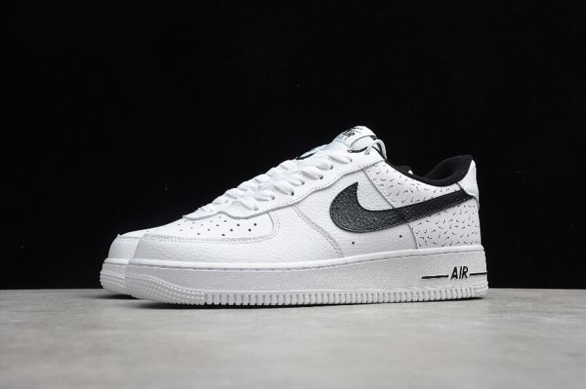Women's | Nike Air Force 1 07 GS White Black DC9189-100 Shoes Running Shoes