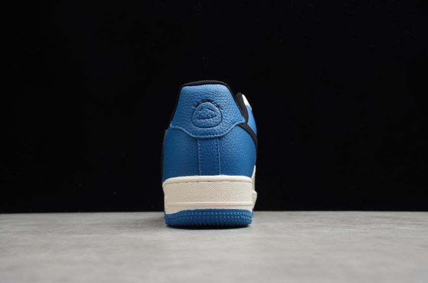 Men's | Nike Air Force 1 07 Beige Blue Inverted Tick HG3316-022 Running Shoes