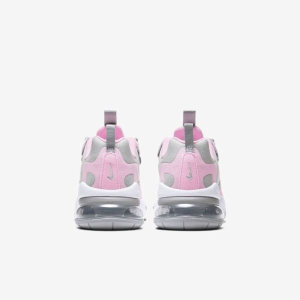 Nike Shoes Air Max 270 React | White / Light Smoke Grey / Metallic Silver / Pink