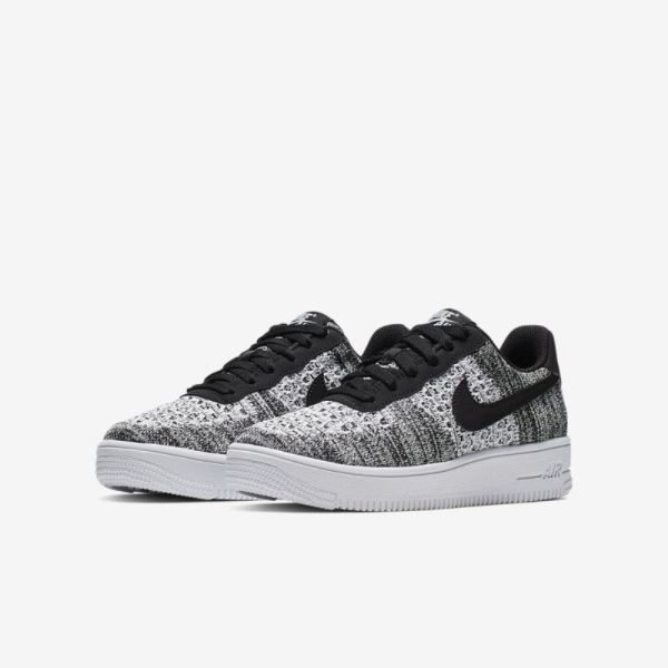 Nike Shoes Air Force 1 Flyknit 2.0 | Black / White / White / Pure Platinum
