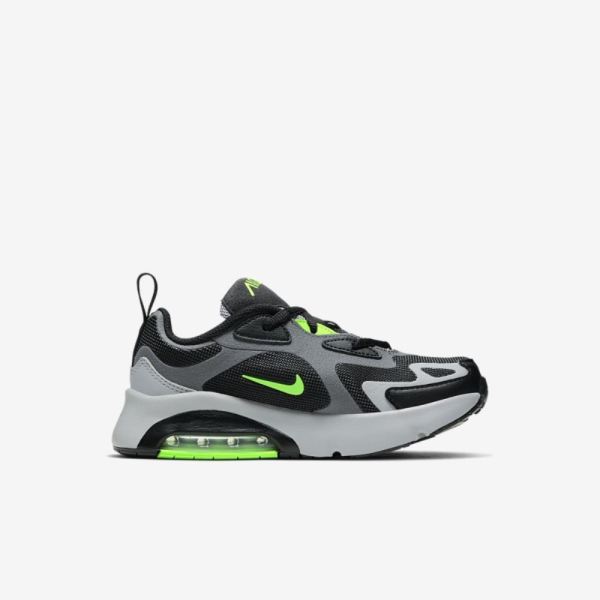 Nike Shoes Air Max 200 | Dark Grey / Black / Wolf Grey / Electric Green