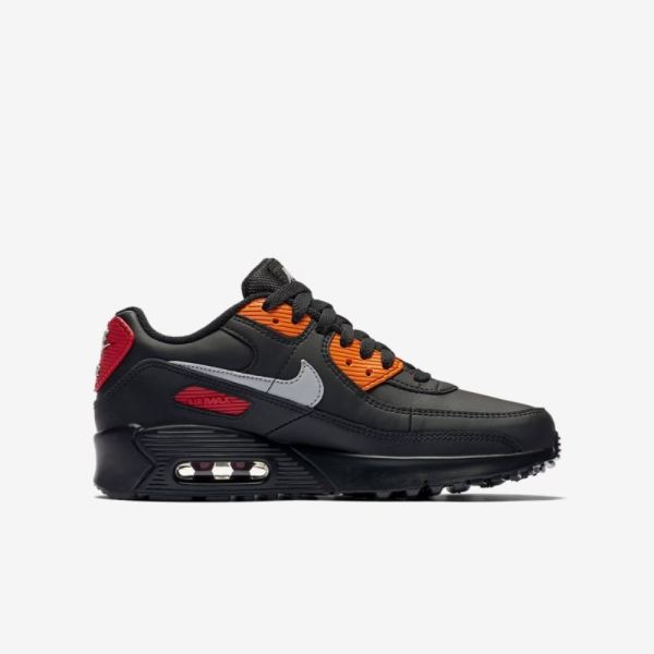Nike Shoes Air Max 90 | Black / Magma Orange / University Red / Light Smoke Grey