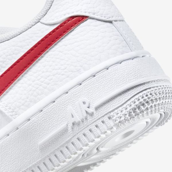 Nike Shoes Air Force 1 | White / Light Smoke Grey / University Red