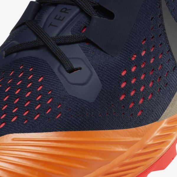 Nike Shoes Air Zoom Terra Kiger 5 | Obsidian / Laser Crimson / Magma Orange / Black