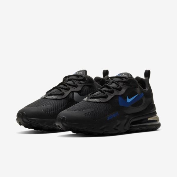 Nike Shoes Air Max 270 React | Black / Hyper Royal / Cool Grey / Blue Hero