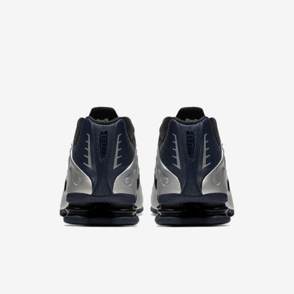 Nike Shoes Shox R4 | Midnight Navy / Metallic Silver / Black