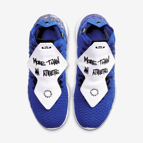Nike Shoes LeBron 17 MTAA | Racer Blue / Black / White