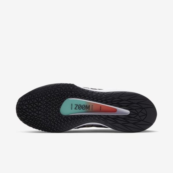 Nike Shoes Court Air Zoom Zero | Photon Dust / Black / Hyper Crimson / White