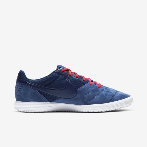 Nike Shoes Premier 2 Sala IC | Blue Void / Laser Crimson / White / Blue Void