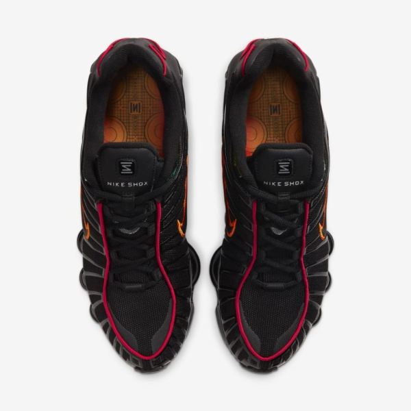 Nike Shoes Shox TL | Black / Magma Orange / University Red / Black