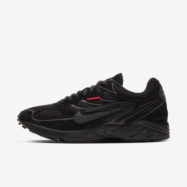 Nike Shoes Air Ghost Racer | Black / Dark Grey / Habanero Red / Black
