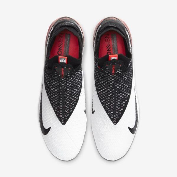 Nike Shoes Phantom Vision 2 Elite Dynamic Fit FG | White / Laser Crimson / Black