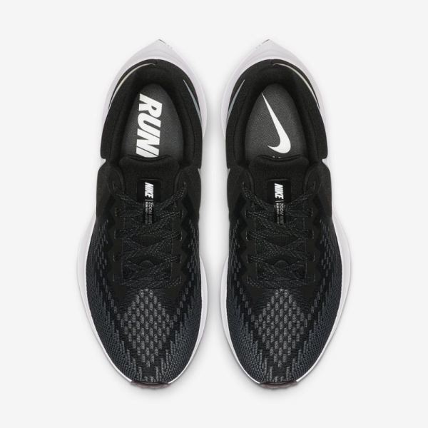 Nike Shoes Air Zoom Winflo 6 | Black / Dark Grey / Metallic Platinum / White