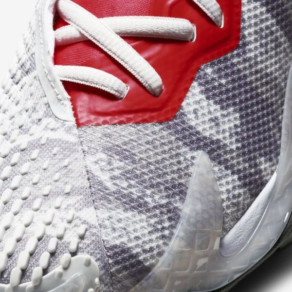 Nike Shoes Court Air Zoom Vapor Cage 4 | Platinum Tint / Laser Crimson / Royal Pulse / Thunder Grey